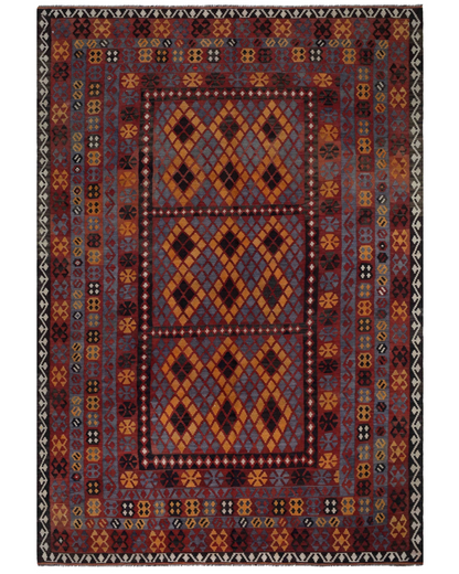 7x10 Old Washed Kilim