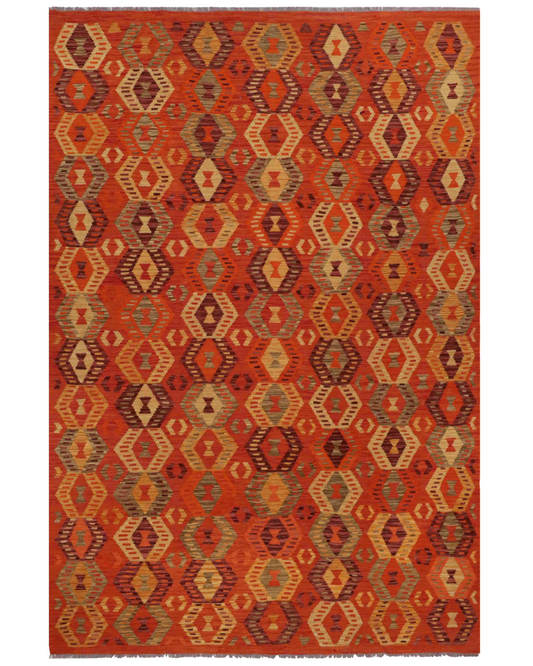 7x10 Old Washed Kilim