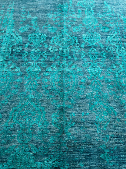 5x8 Teal Abstract