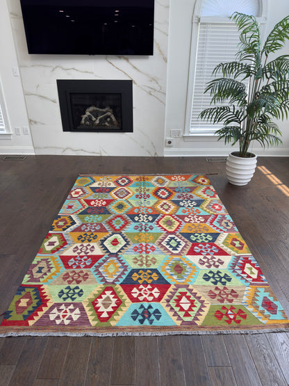 5x8 Maymana Kilim