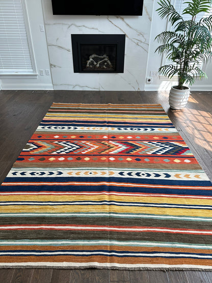 7x10 Hazaragi Kilim