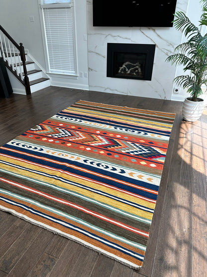 7x10 Hazaragi Kilim