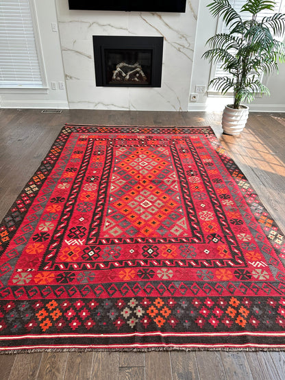 8x10 Old Washed Kilim