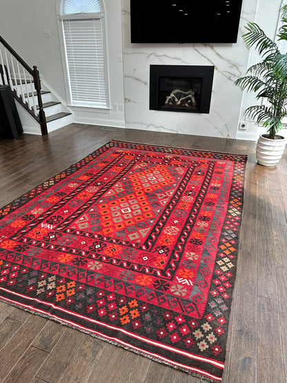 8x10 Old Washed Kilim