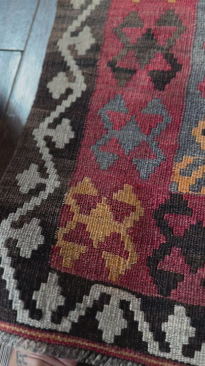 7x10 Old Washed Kilim